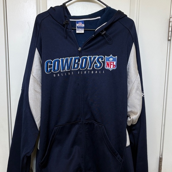 NFL Cowboys Navy and Gray Jacket - Picture 2 of 6